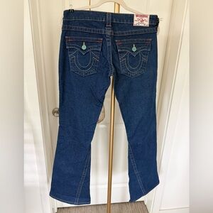Like New: True Religion Dark Blue Flare Jeans